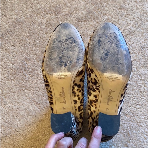 Real cow hair leopard booties - Picture 3 of 3